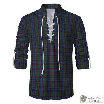 Tartan Vibes Clothing Fletcher Tartan Men's Scottish Traditional Jacobite Ghillie Kilt Shirt