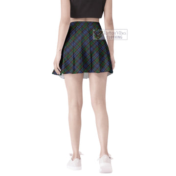 Fletcher Tartan Women's Plated Mini Skirt