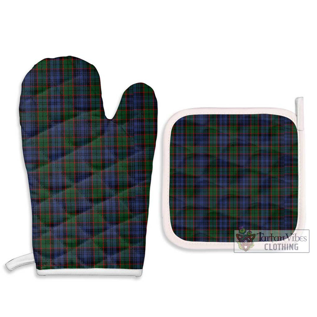 Fletcher Tartan Combo Oven Mitt & Pot-Holder Combo 1 Oven Mitt & 2 Pot-Holder White - Tartan Vibes Clothing