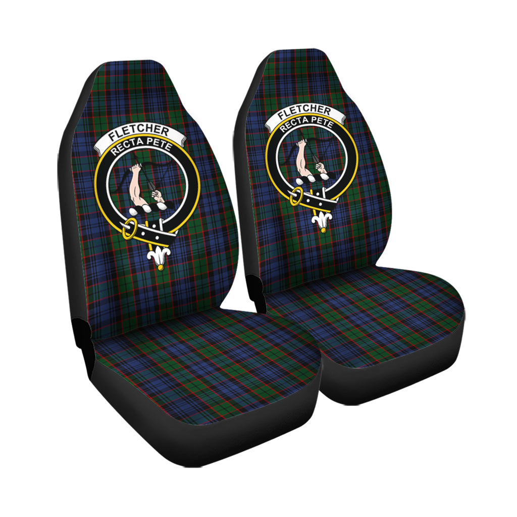 Fletcher Tartan Car Seat Cover with Family Crest - Tartanvibesclothing