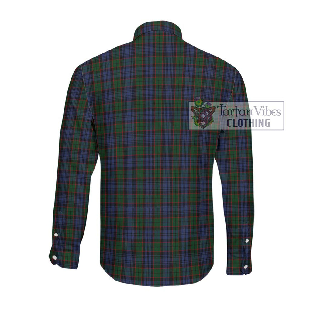 Fletcher Tartan Long Sleeve Button Shirt with Family Crest DNA In Me Style - Tartanvibesclothing Shop