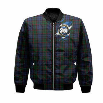 Fletcher Clan Crest In Me Tartan Bomber Jacket Scotland Flag Style