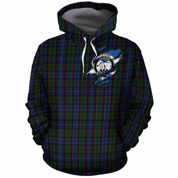 Fletcher Clan Crest In Me Tartan Cotton Hoodie Scotland Flag Style