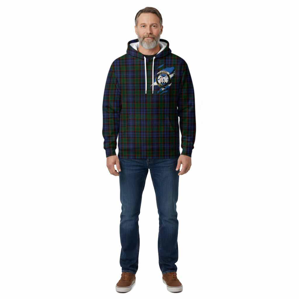 Fletcher Clan Crest In Me Tartan Cotton Hoodie Scotland Flag Style