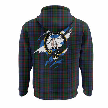 Fletcher Clan Crest In Me Tartan Hoodie Scotland Flag Style