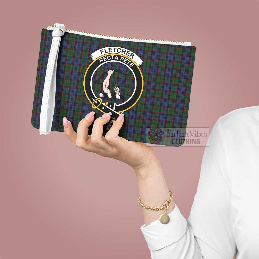 Tartan Vibes Clothing Fletcher Family Crest Tartan Clutch Bag