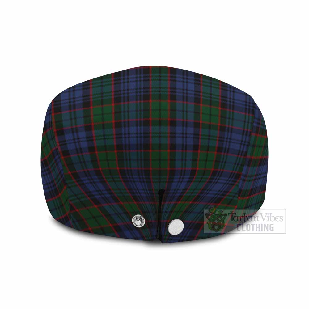 Fletcher Family Crest Tartan Jeff Cap, Tartan Flat Cap