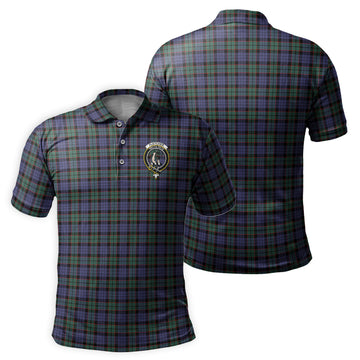 Fletcher Modern Tartan Men's Polo Shirt with Family Crest