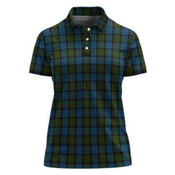 Fletcher of Dunans Tartan Polo Shirt For Women