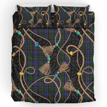 Fletcher Scottish Tartan Twisted Ropes Stylized Bedding Set UK Bedding Set UK King 91*87 inch - Tartan Vibes Clothing