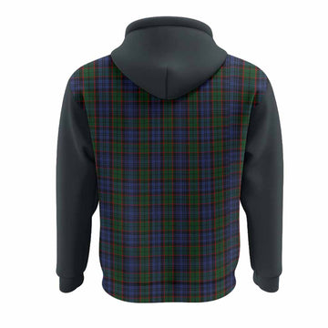 Fletcher Tartan Accent Hoodie with Family Crest