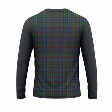Fletcher Tartan Accent Long Sleeve T-Shirt with Family Crest