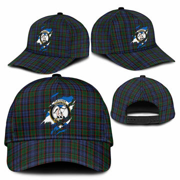 Fletcher Tartan Classic Cap with Family Crest In Me Style