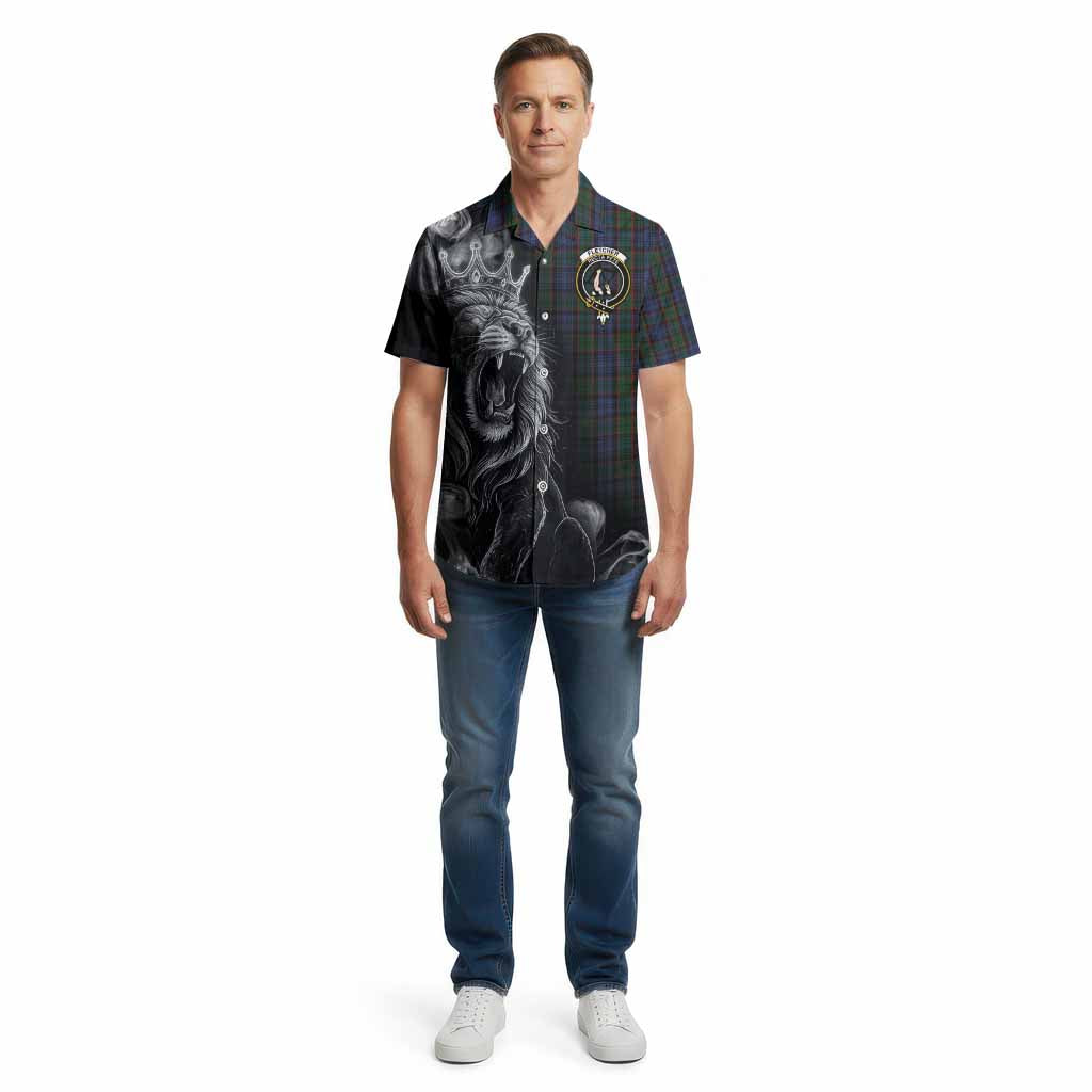 Fletcher Tartan Cotton Hawaiian Shirt Roaring Lion Heritage