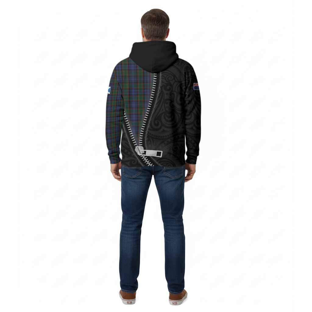 Fletcher Tartan Cotton Hoodie New Zealand Pattern Unique Zipper Stylized