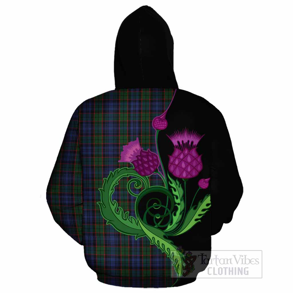 Fletcher Tartan Cotton Hoodie Traditional Scottish Thistle