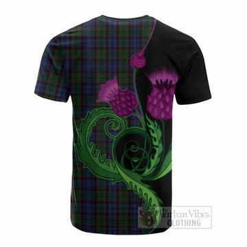 Fletcher Tartan Cotton T-shirt Traditional Scottish Thistle