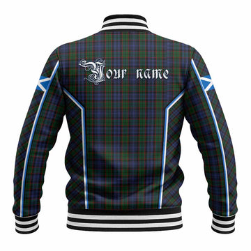 Fletcher Tartan Crest Baseball Jacket Scotland Coat of Arm Flag Style
