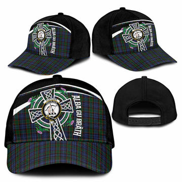 Fletcher Tartan Crest Classic Cap Scottish Thistle Celtic Cross Alba Gu Brath