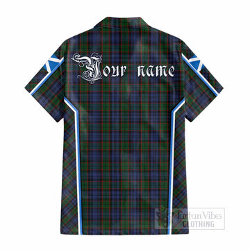 Fletcher Tartan Crest Cotton Hawaiian Shirt Scotland Coat of Arm Flag Style - Tartan Vibes Clothing
