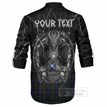 Fletcher Tartan Crest Ghillie Shirt Celtic Odin's Raven Legacy