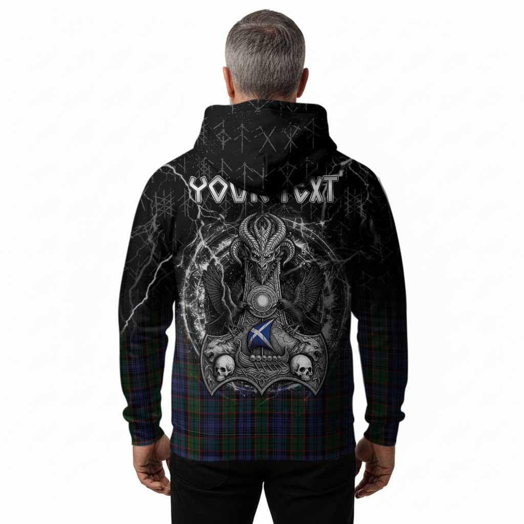 Fletcher Tartan Crest Hoodie Celtic Odin's Raven Legacy
