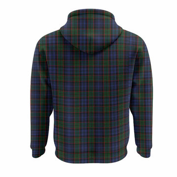 Fletcher Tartan Crest Hoodie Ferocious Lion Style