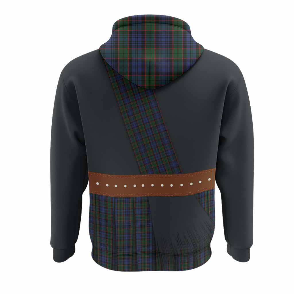 Fletcher Tartan Crest Hoodie Kilt Costume Style