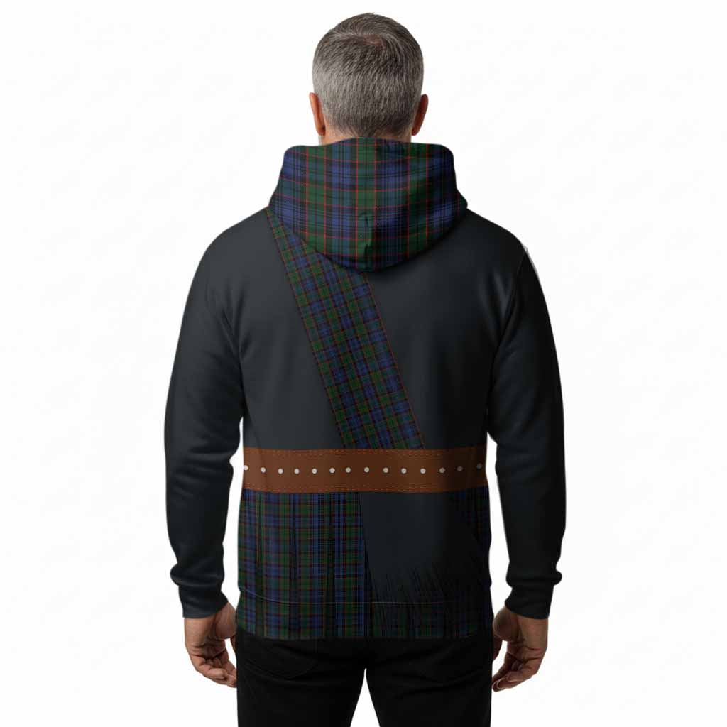 Fletcher Tartan Crest Hoodie Kilt Costume Style
