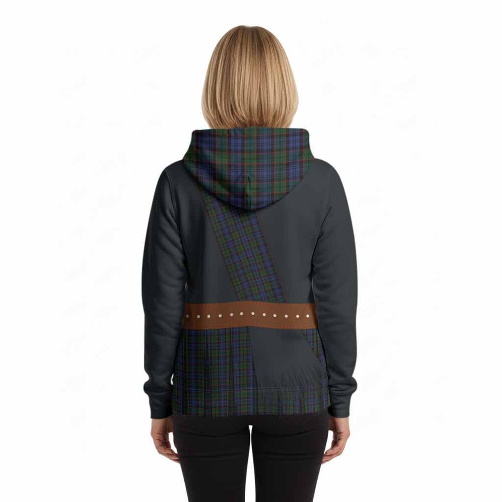Fletcher Tartan Crest Hoodie Kilt Costume Style