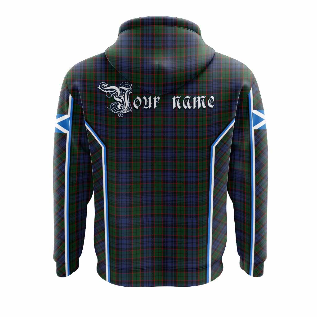 Fletcher Tartan Crest Hoodie Scotland Coat of Arm Flag Style - Tartan Vibes Clothing