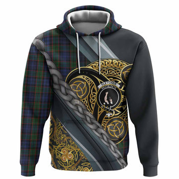 Fletcher Tartan Crest Hoodie Scottish Triskele Celtic
