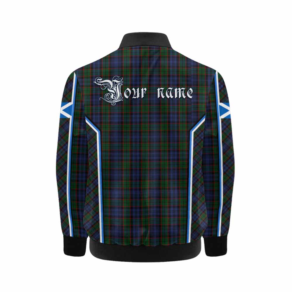 Fletcher Tartan Crest Kid Bomber Jacket Scotland Coat of Arm Flag Style - Tartan Vibes Clothing