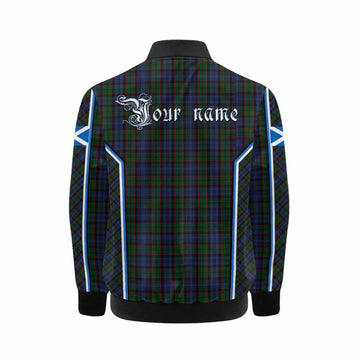 Fletcher Tartan Crest Kid Bomber Jacket Scotland Coat of Arm Flag Style - Tartan Vibes Clothing