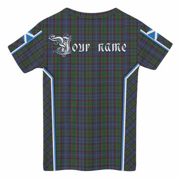 Fletcher Tartan Crest Kid T-shirt Scotland Coat of Arm Flag Style - Tartan Vibes Clothing
