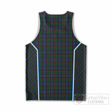 Fletcher Tartan Crest Men Tank Top Scotland Coat of Arm Flag Style