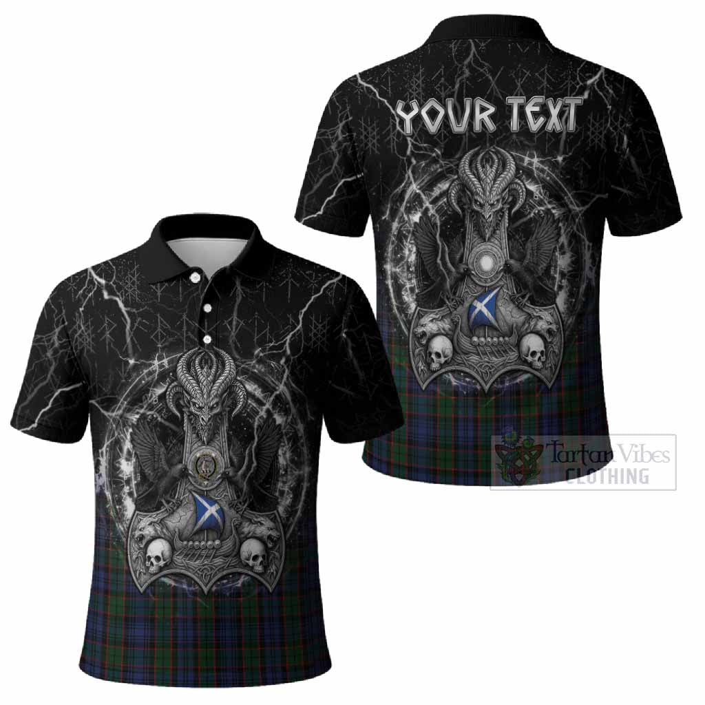 Fletcher Tartan Crest Polo Shirt Celtic Odin's Raven Legacy