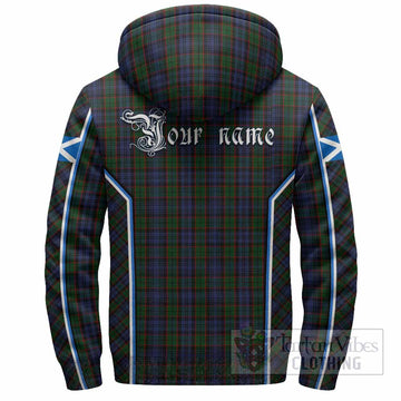 Fletcher Tartan Crest Sherpa Hoodie Scotland Coat of Arm Flag Style