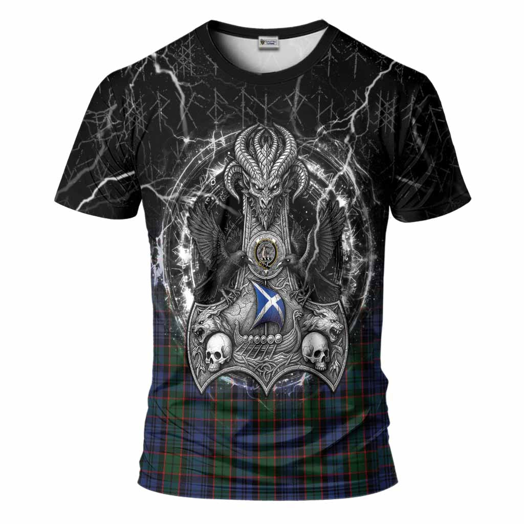 Fletcher Tartan Crest T-Shirt Celtic Odin's Raven Legacy