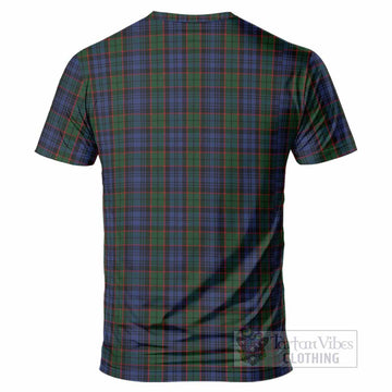 Fletcher Tartan Crest T-Shirt Ferocious Lion Style