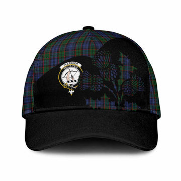 Fletcher Tartan Family Crest Classic Cap Scotland Thistle Floral Flag Style