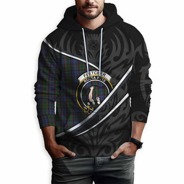 Fletcher Tartan Family Crest Hoodie Celtic Scottish Thistle Floral - Tartan Vibes Clothing