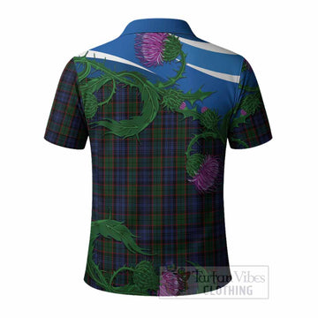 Fletcher Tartan Family Crest Polo Shirt Thistle in Minimalism