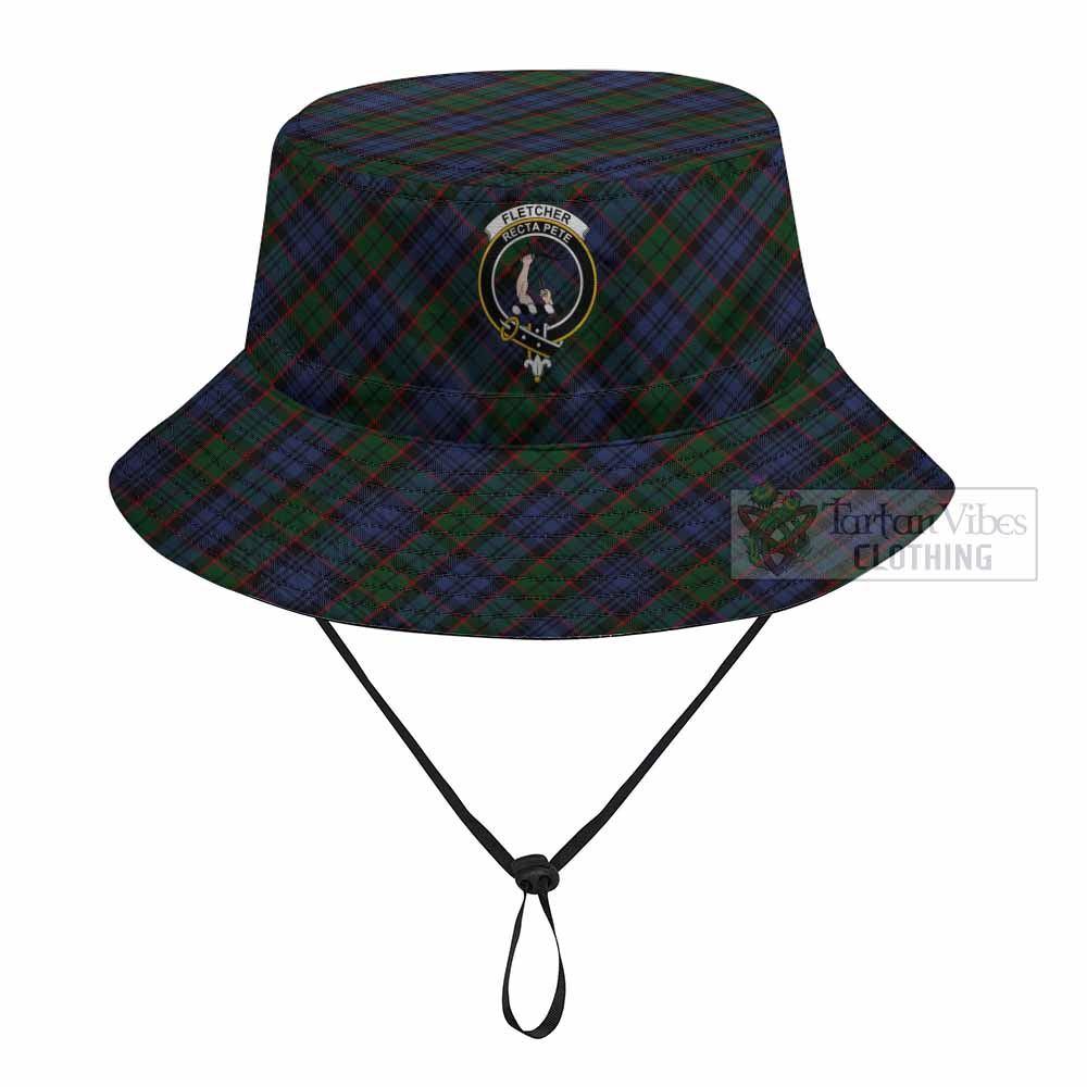 Fletcher Tartan Fishing Hat with Family Crest