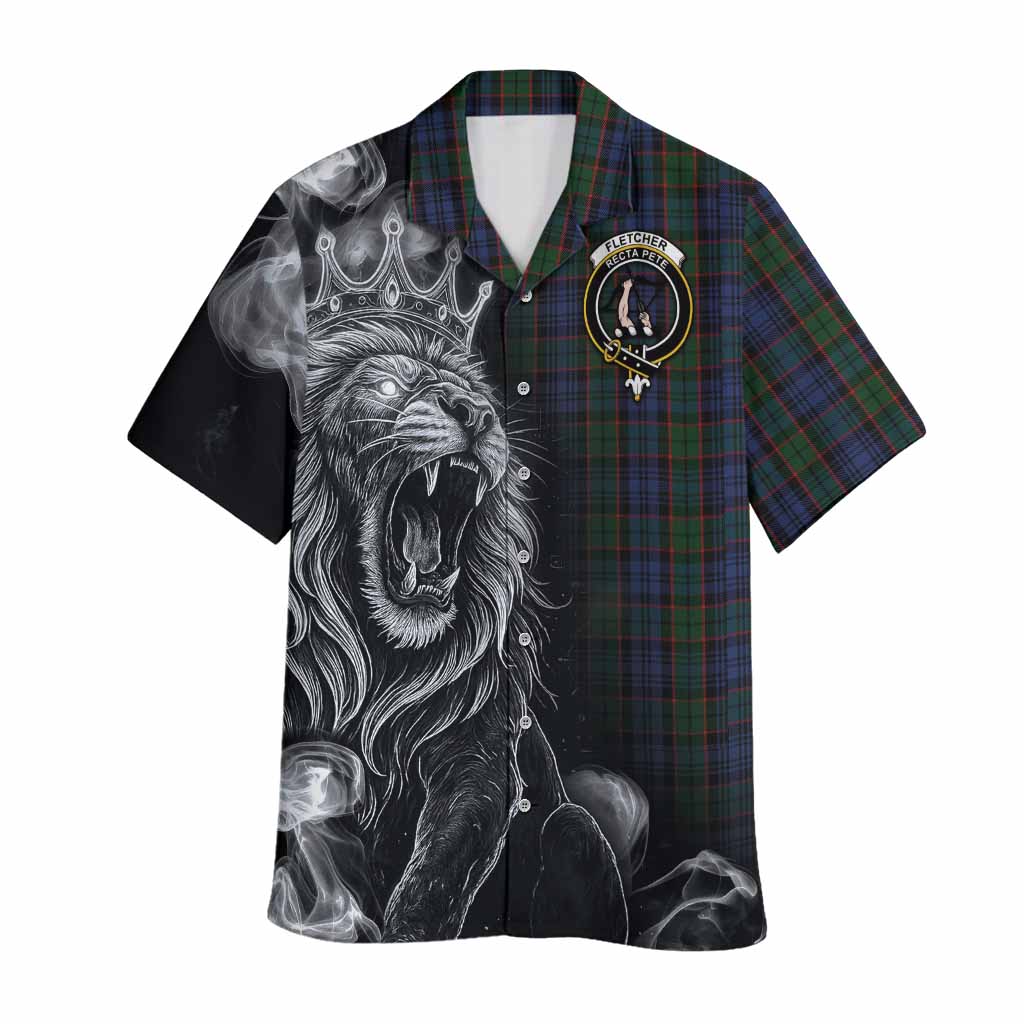 Fletcher Tartan Hawaiian Shirt Roaring Lion Heritage