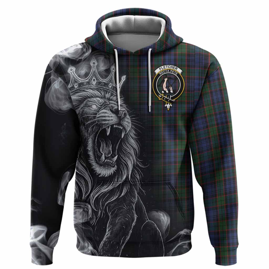 Fletcher Tartan Hoodie Roaring Lion Heritage