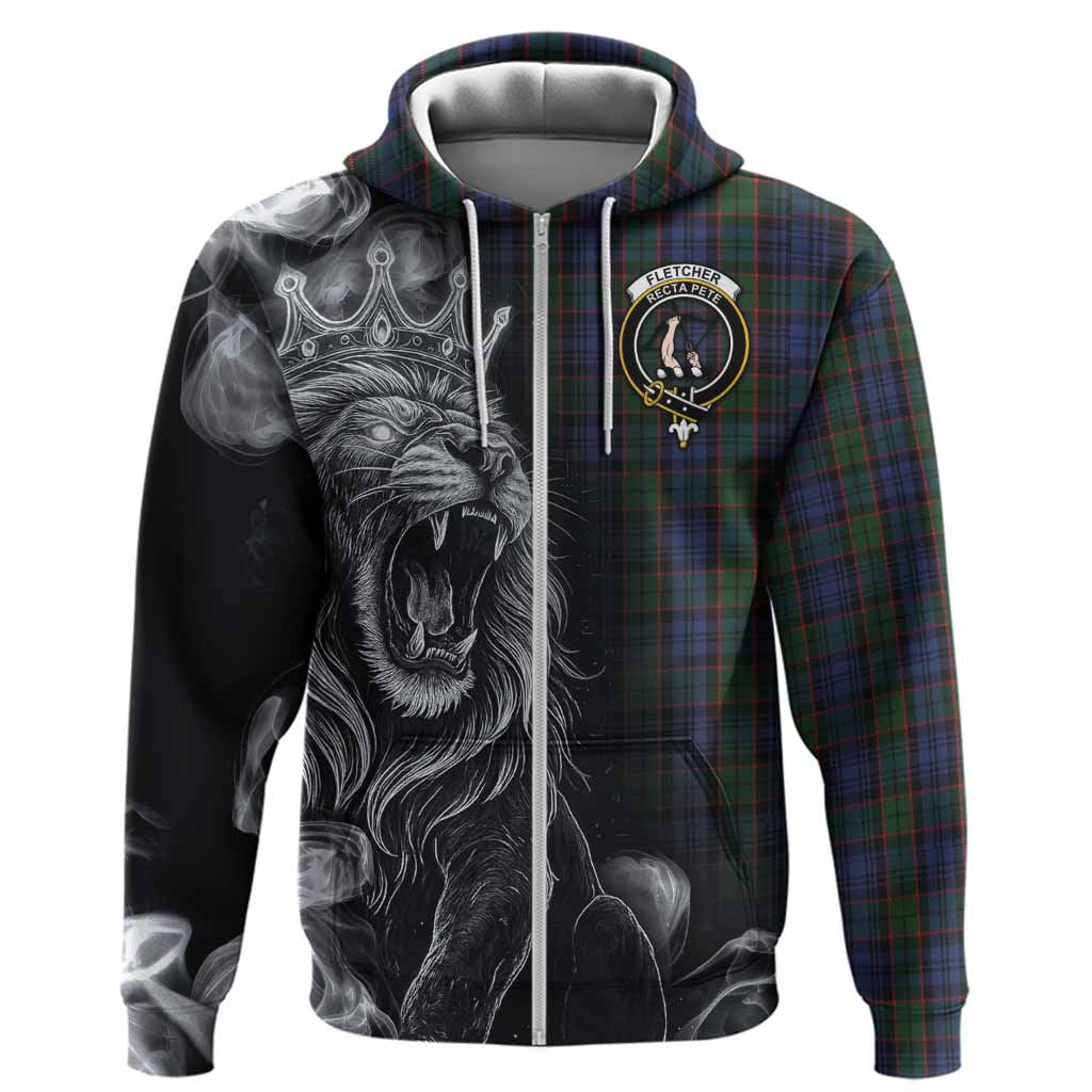 Fletcher Tartan Hoodie Roaring Lion Heritage