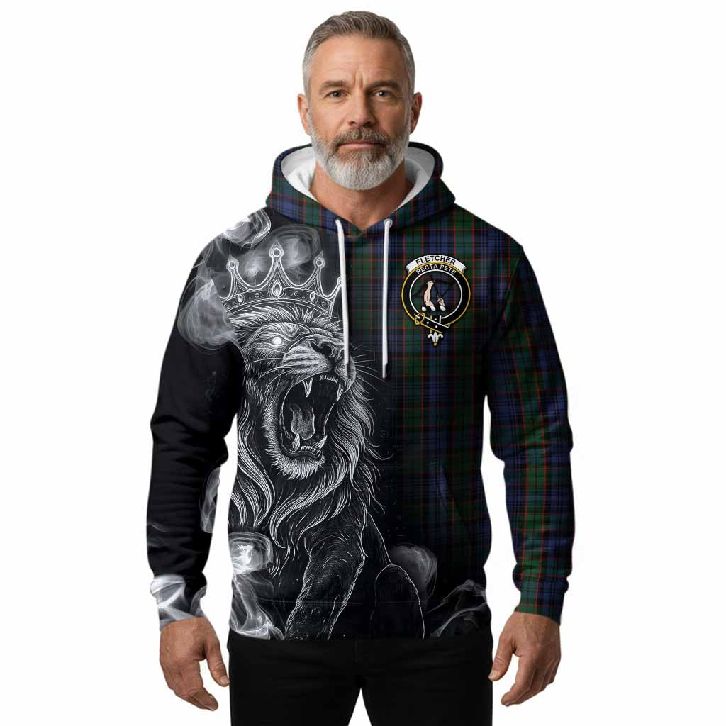 Fletcher Tartan Hoodie Roaring Lion Heritage