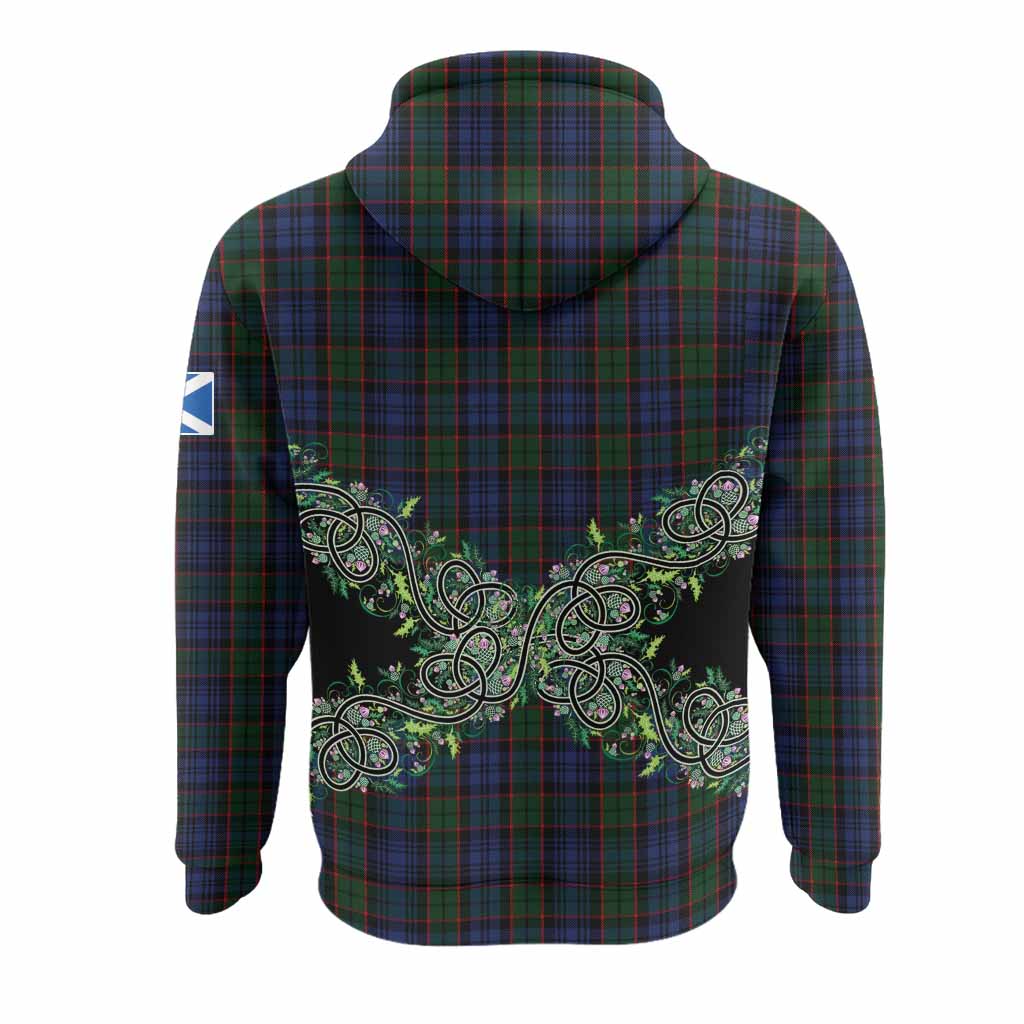 Fletcher Tartan Hoodie Thistle Scottish Spirit