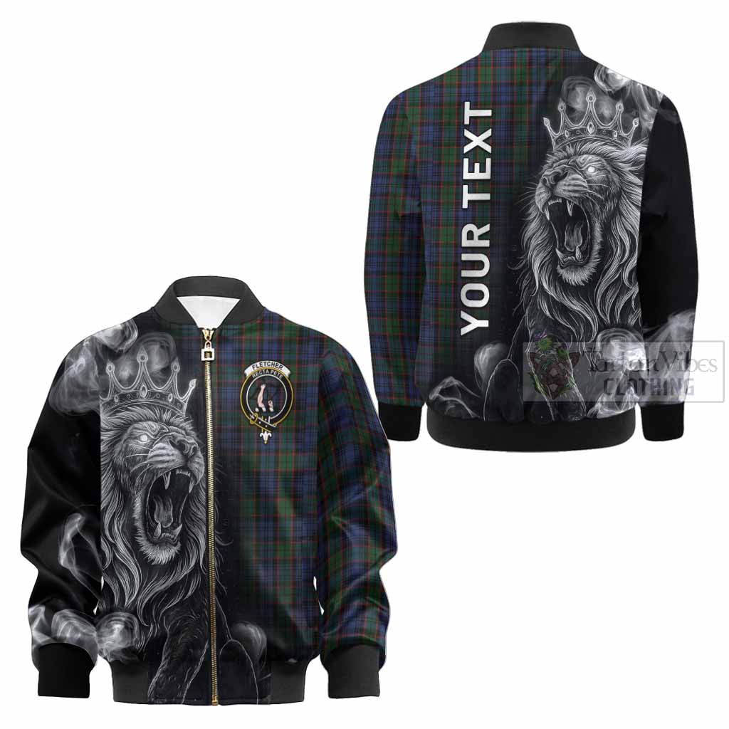 Fletcher Tartan Kid Bomber Jacket Roaring Lion Heritage